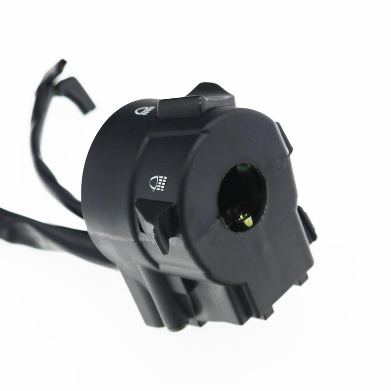 LMoDri Handlebar Control Switch 7/8" 22mm Motorcycle Handlebar Switches with Horn Turn Signal High Low Beam Control With Wire