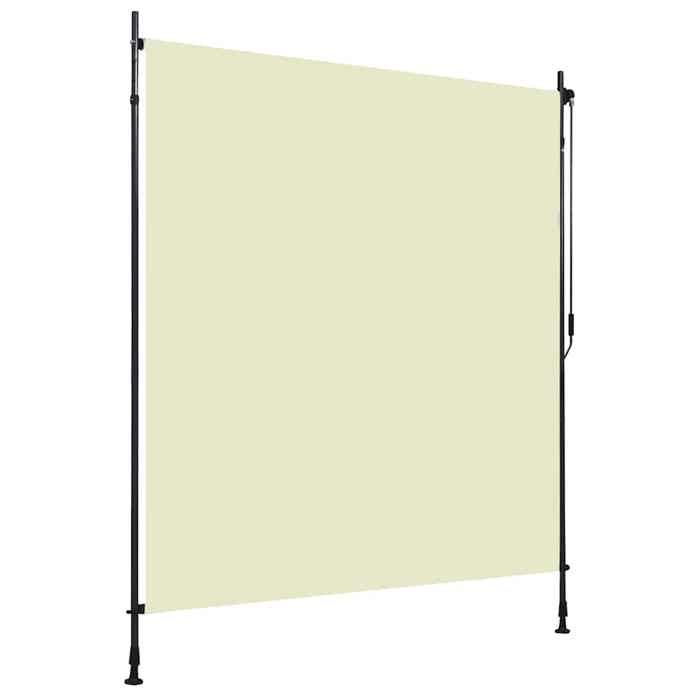 VidaXL Store Roulant d'Extérieur Ombre de Balcon Jardin Véranda Pergola Terrasse Résistant aux UV et à la Chaleur 200x270 cm 145942