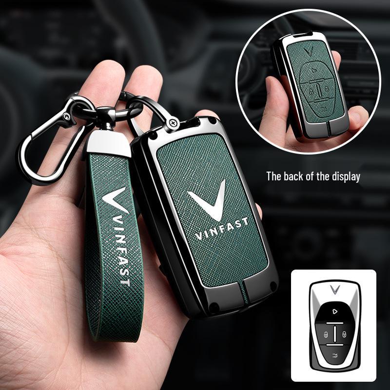 Vinfast Vietnam Car Key Case for Zhonghua V5/VF8 VF3/5/9 with Premium Keyring Buckle