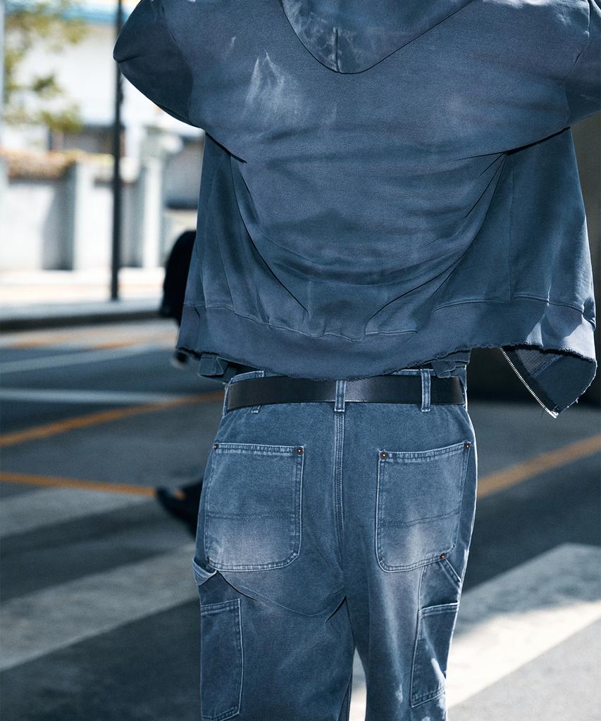 RAR Vintage Faded Double Knee Pants_Faded Black