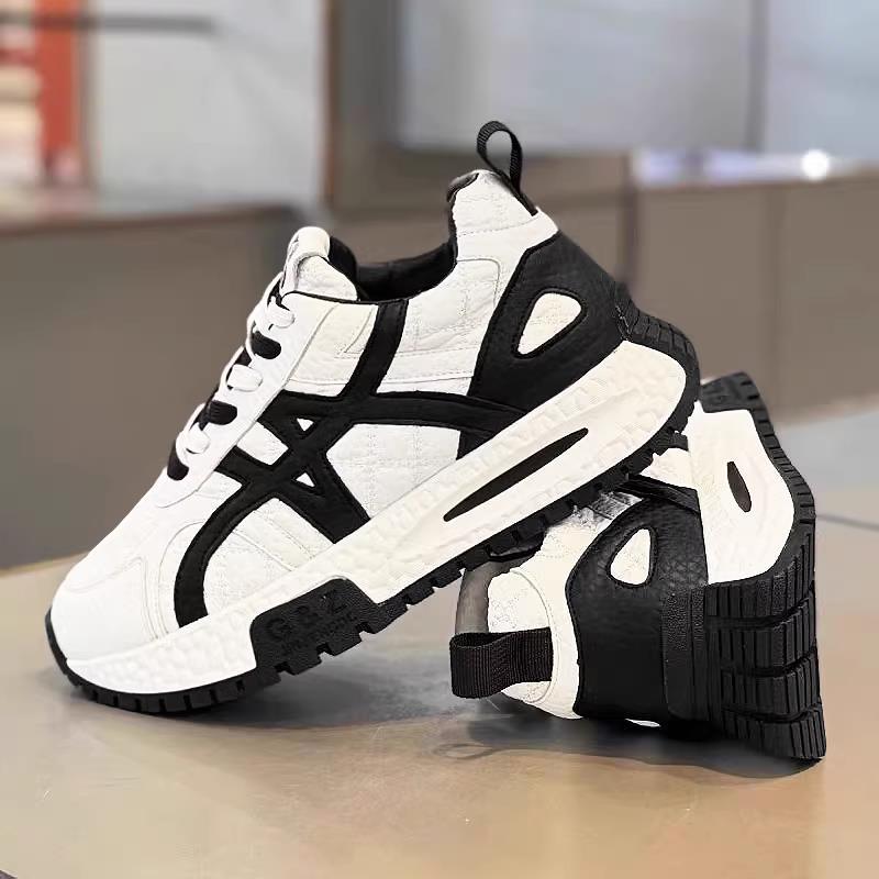 Spring New High-end Teen Casual Thick-soled Height-enhancing Forrest Gump Dad Shoes