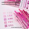 LANGUO 90/6 Colors Stereoscopic Press Effect Painting Pen Multi-Color Acrylic Gel Pen Drawing Marker Stationery School Supplies