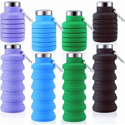 500ml Δημιουργητικό Πτυσσόμενο Βραστήρας Σιλικόνης Τρέξιμο Γυμναστική Φορητό Συμπιεσμένο Υπαίθριο Ποτήρι Αθλητισμού