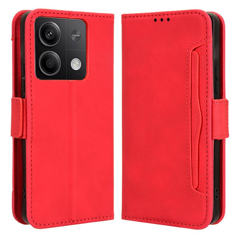 For Xiaomi Redmi Note 13 5G Case Slim-Fit PU Leather Phone Stand Cover Wallet