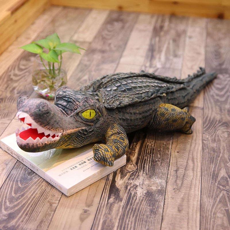 Reallife Pluche Krokodil Speelgoed Gevuld Simulatie Dier Zachte Pop 2M Groot Speelgoed Voor Kinderen Verjaardagscadeau Voor Jongen 40cm