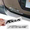 For Ford Focus Car Emblem 3D Metal Hybrid ST Line MK2 MK3 MK4 Logo Body Decals Sticker Rear Tail Trunk Boot Letter Badge Styling