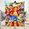 One Piece Adventure Flannel Blanket-Soft and Suitable for Sofas,Beds,Offices,Travel,All Seasons,Great Gift for Holidays and Birthdays.