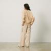 New MLB SS24 Cargo Pants Women's Sand Yellow 3FWPB0143-43SAS