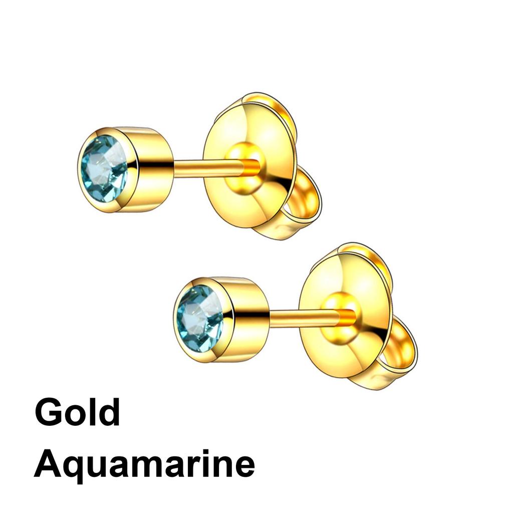 Anti-sensitive Rustproof Ear Piercing Earrings Stainless Steel Stud Earrings Ear Piercing Stud