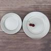 Abay Ceramic Wide-Rimmed Round Plate