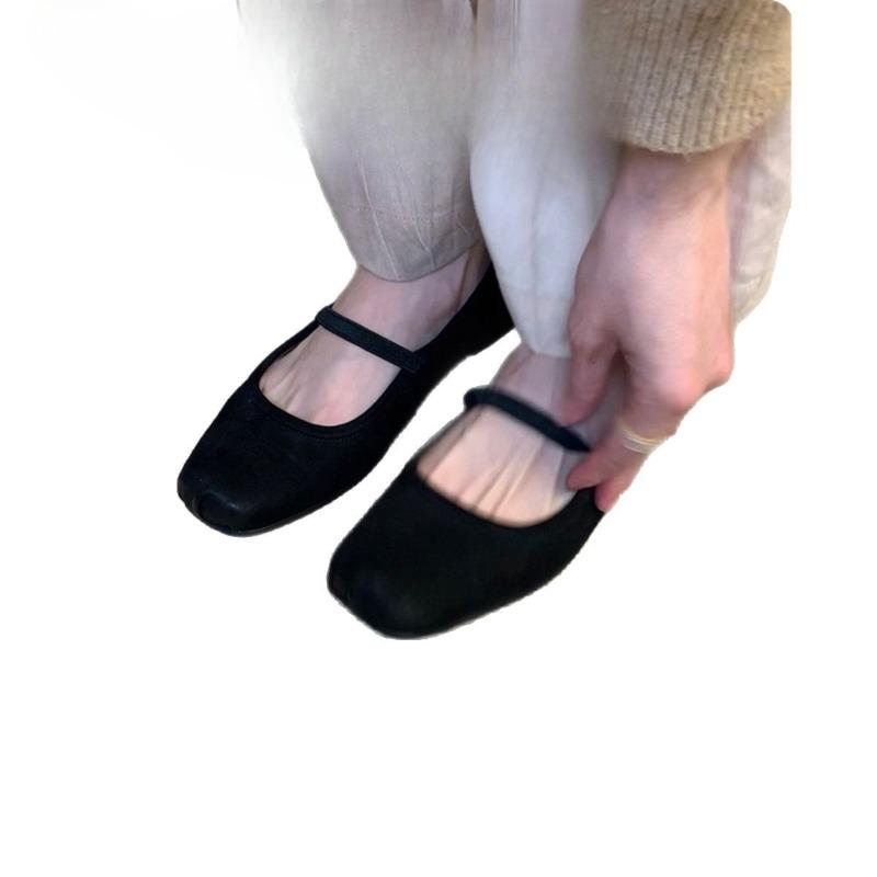 Versatile Ballet Shoes Flat Single Shoes Women's Shoes Soft-soled Shoes