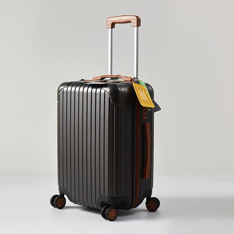 

Z.M.N. Vertical Stripe Hardside Spinner Luggage