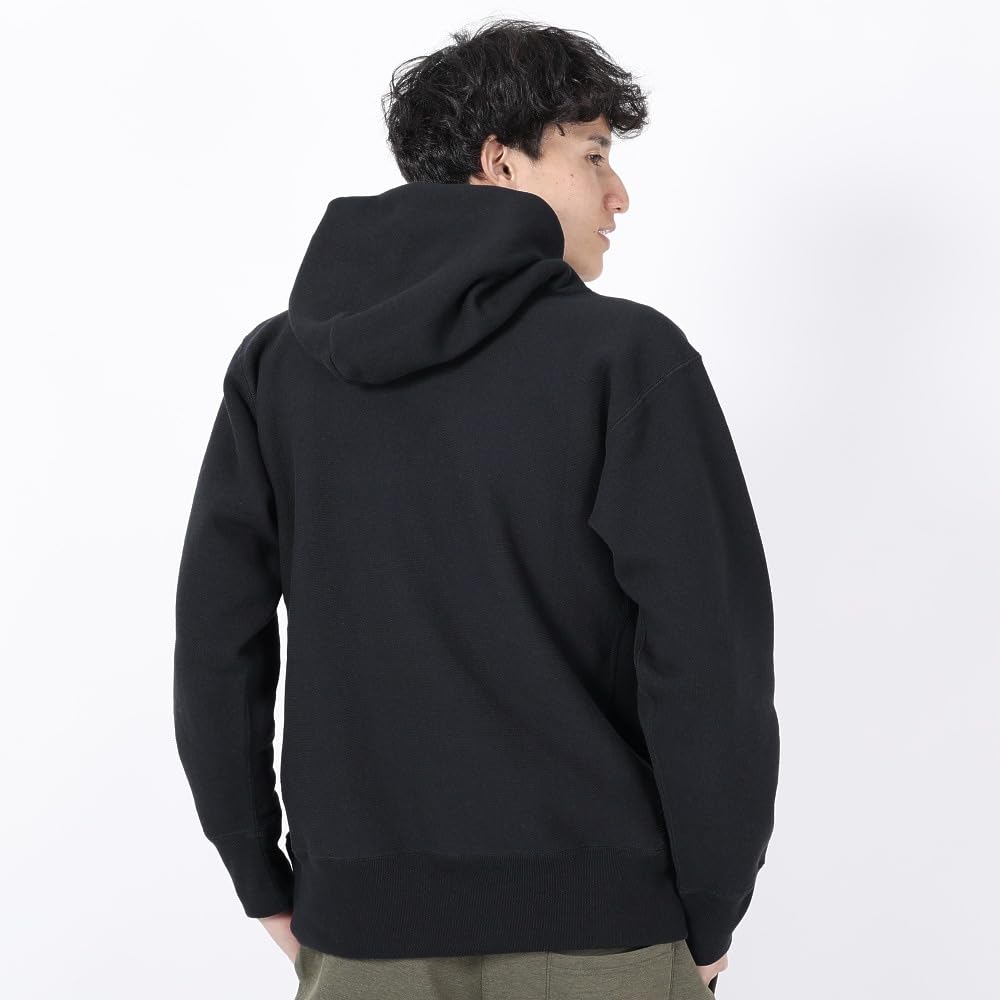 Champion Reverse Hooded Long Cotton USA Graphic Size Weave® Sweatshirt, Sleeve, 11.5oz Print, C3-Y114-090-XL