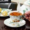Premium China European Coffee Cup And Saucer Complete Set Bone China Ceramic British Cup Afternoon Tea Complete Set European Luxury Gift Box Strictl