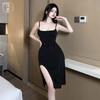Sex underwear long ultra-thin pure desire sexy low chest free stepmother long dress temptation suspender