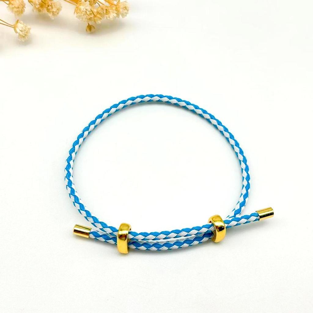 DIY Verstellbares Perlenarmband aus Stahldraht mit 8-Figur-Schnalle