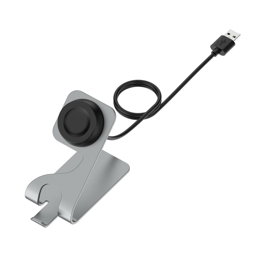 Metall-Ladestation für Huawei GT2 Pro Watch 3 Pro Grauer Lade-Ständer Basis