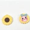 Sunflower Soft PVC Keychain: Inspirational Backpack Charm for Students and Graduation Gift