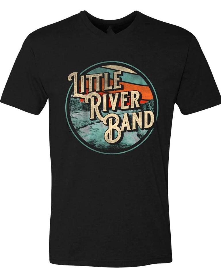 retro VTG Little River band black T-shirt Cotton Unisex XL