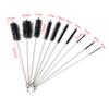10Pcs Stainless Steel Soft Hair Brush Pipette Bottle Brush Bicycle Chain Cleaning Brushes Carburetor Carbon Dirt Remove Brushes