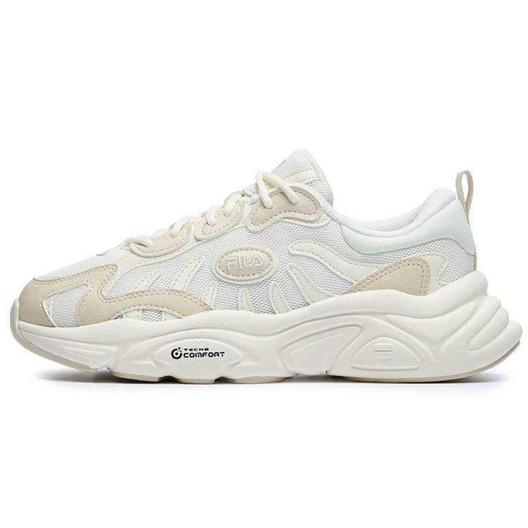 

Fila Keppler Ткань Кожа Светоотражающие Ретро Амортизирующие Прочные Низкие Повседневные Кроссовки Женские кроссовки Белый F12W232129FWG 36.5