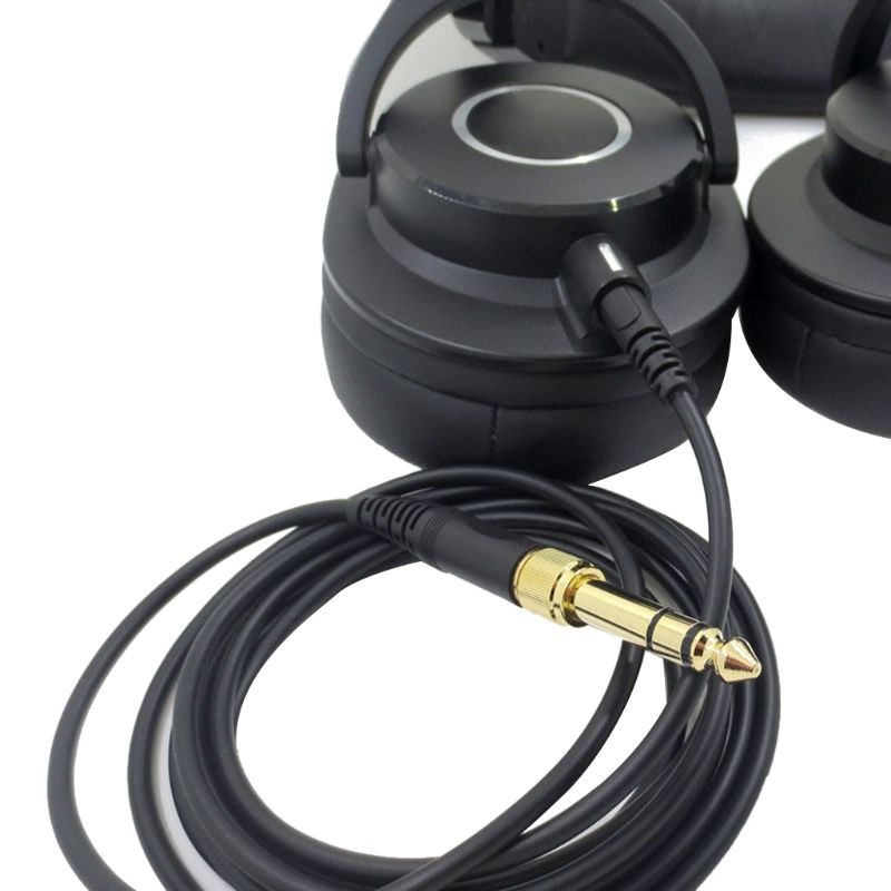 Universal 3.5mm Plug Earphone Audio Cable for ATH-M50X M40X M60X M70X Headphone Line