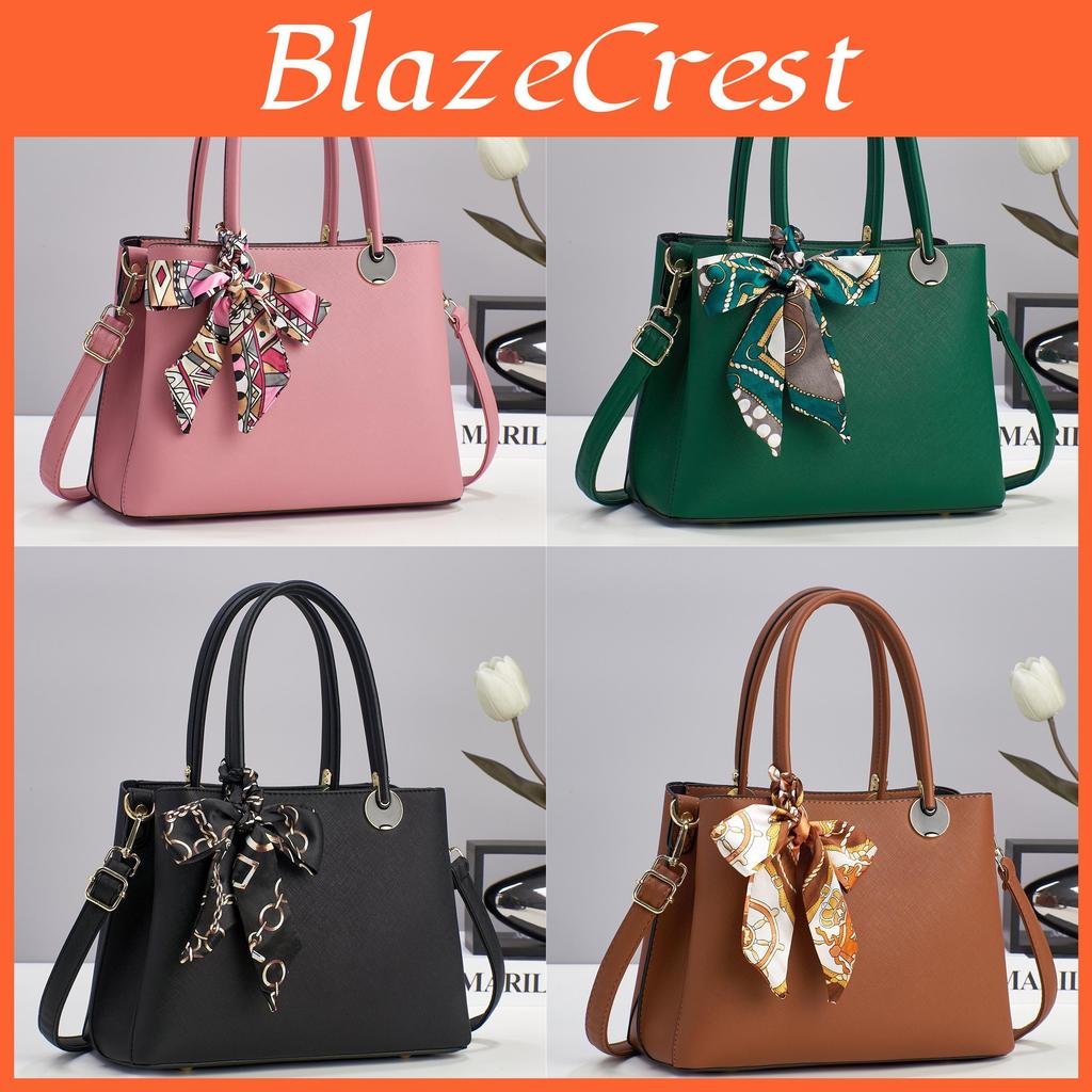 Stylish Big Size Crossbody Bag For Ladies With Zipper Closure And Inner Pockets