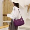 Nylon Cloth Multi Layer Shoulder Bag Lightweight Simple And Casual Messenger Bag New Large Capacity Messenger Bag