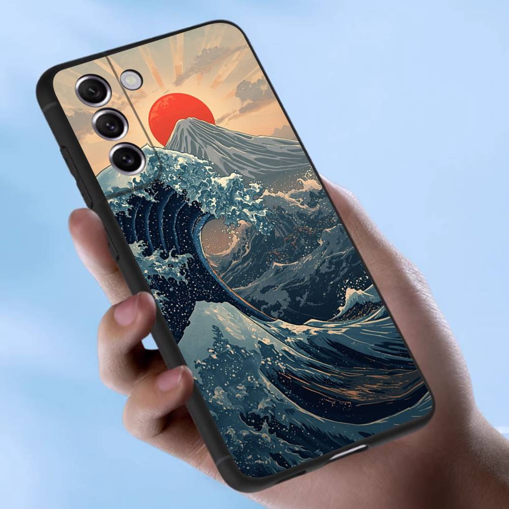 

Япония Токио Осака Канагава Чехол Для Samsung Galaxy Чехол S25 S23 S22 S21 S30 S20 S10 Ultra Plus FE ТПУ Мягкая Крышка Samsung S21FE
