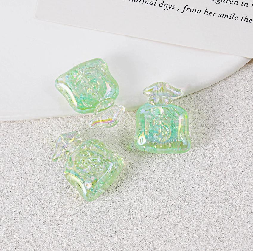 

Разноцветные прозрачные блестящие конфетные мультяшные ornaments для мешка с деньгами