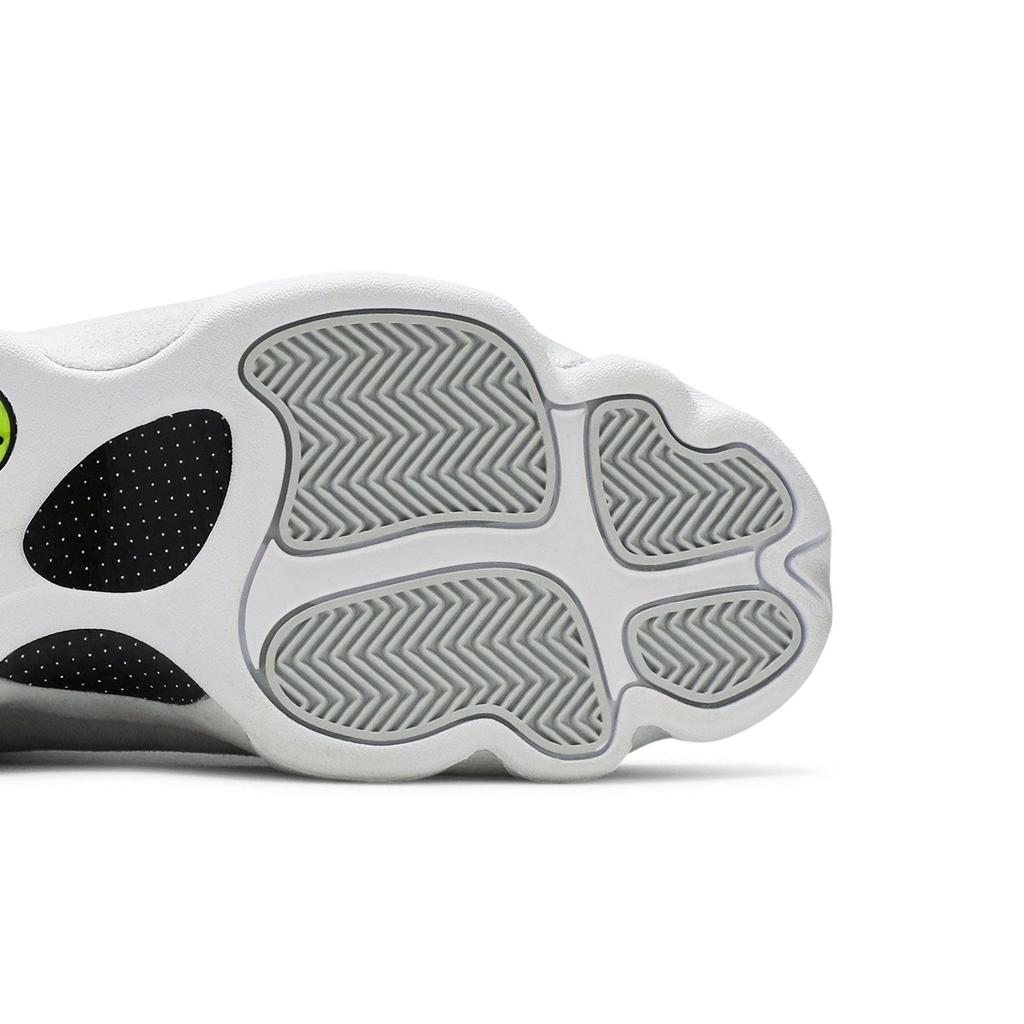 Air Jordan 13 Retro Low 'Pure Money' (Unisex) White / Metallic Silver / Pure Platinum Vintage Basketball Shoes 310810 100