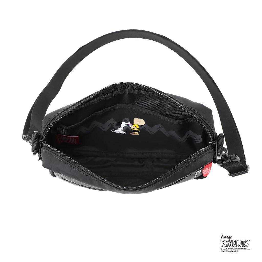 JOGGER JPN VER 2 FLIGHT NYLON BACKING PEANUTS 25 Shoulder Bag MP1404L2PNS25 Black [Manhattan Portage] (L)