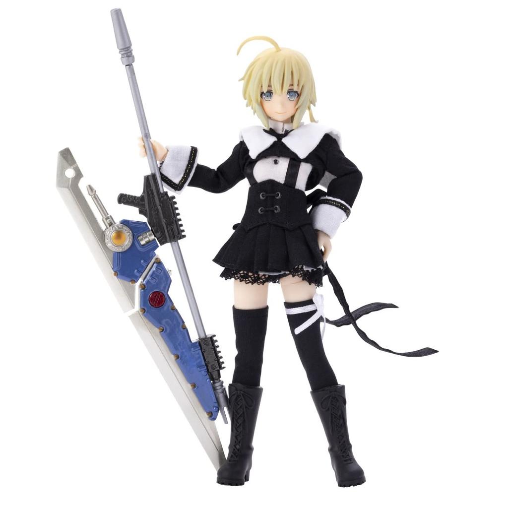 Azone International Assault Lily Series No.062 Amano Amano Version 2.0 Plastic Armor 1/12 Scale Soft Vinyl Head Figure Collector's Scale Doll