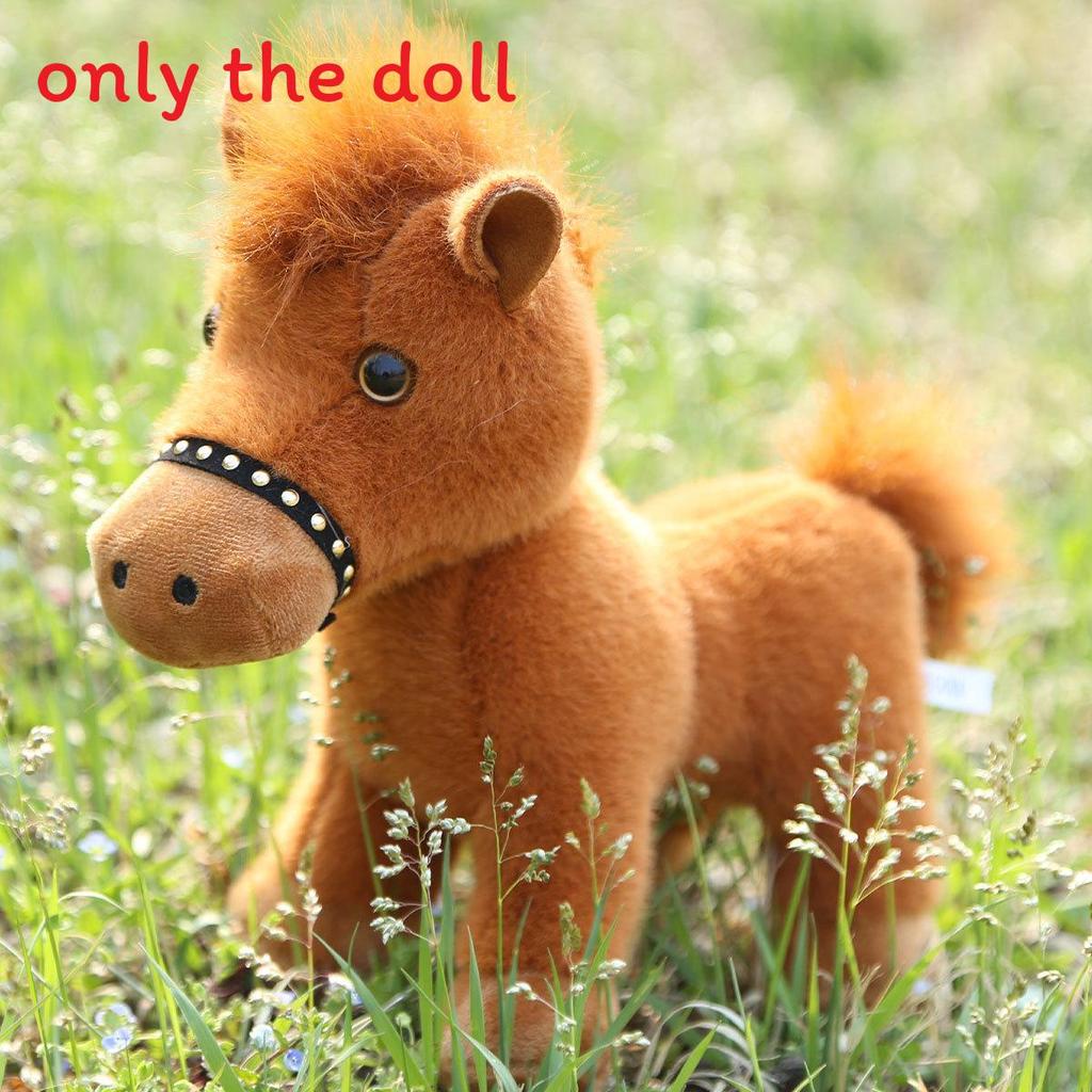 Animal Plush Realistic Pony Toy With Pp Cotton Suitable For Kids Holiday Gifts