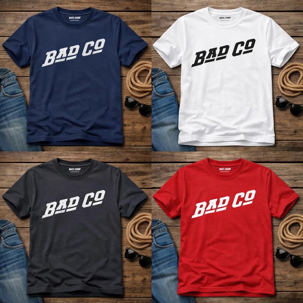 Bad Company Logo T-Shirt Classic Rock and Rolll Music Band Tee Unisex S - 4XL XL