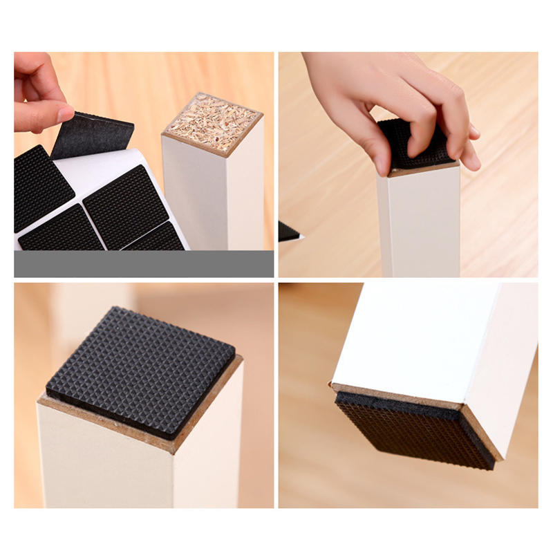 Self Adhesive Furniture Leg Feet Protector Pad Chair Leg Pad Anti-Skid Scratch DIY Resistant Furniture Feet Floor Protector Pads