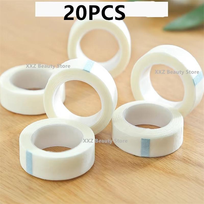 5/10/50/100 Stück 9m*1,25cm Weißes Klebeband Augen Wimpernpflaster Atmungsaktives Medizinisches Papierklebeband Wimpernverlängerung Fussel Augenlidaufkleber
