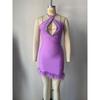 New sexy bandage dress hot sale women's fashion party nightclub evening dress