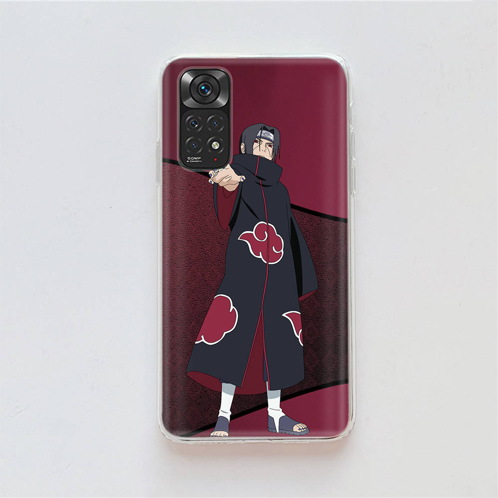 DT30 Akatsuki Naruto Case for Samsung A04 A14 A23 A34 A54 M23 M33 M52 M53 Realme 10 9 C30S C35 C55 VIVO Y02S Y21 Y33S Y51 X80 Pro Clear Cover