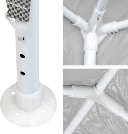 Garden pavilion, commercial tent, party gazebo, 4 side walls, windows, xxl