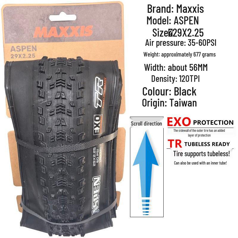 MAXXIS Aspen 27.5/29x2.1 Anvelopă MTB pliabilă off-road tubeless 650B