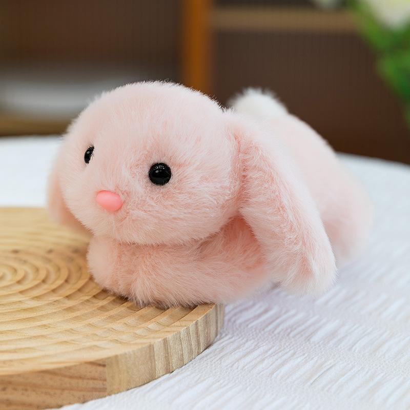 Rabbit cat magnetic palm treasure refrigerator sticker plush toy cute fox elephant dog doll