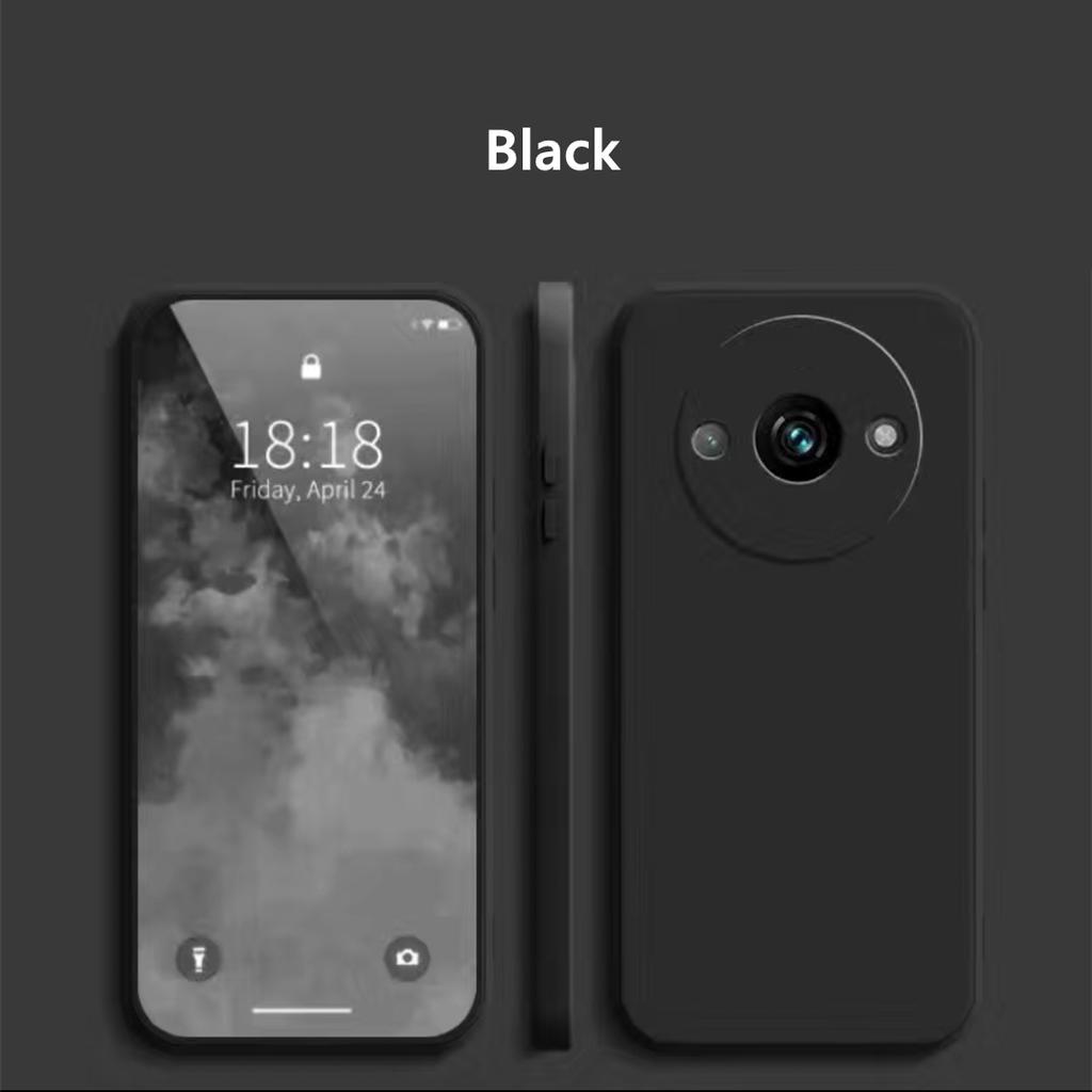 For Redmi A3 Liquid Silicone Case For Xiaomi Redmi A3 Cover Fundas Coque Soft TPU Protective Phone Back Bumper Redmi A3