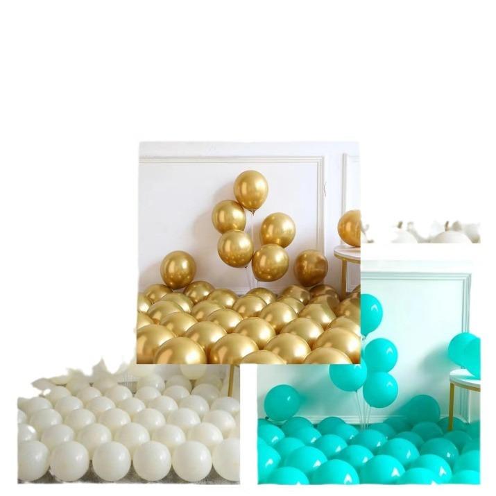 Sea Blue Balloon Chain Wreath Arch Package, Vintage Morandi Balloon Wedding Birthday Party Decoration Props