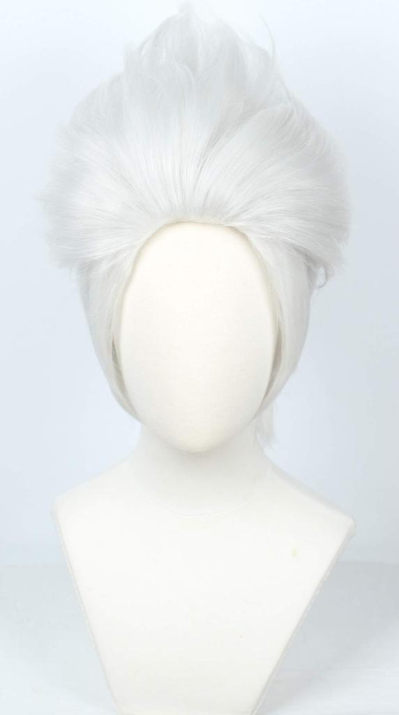 Linfairy Cosplay Wig, Heat Resistant, Costume Accessory, L55, Silver