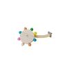 Natural Wooden Parrot Rotating Windmill Station Rod Colorful Birds Standing Perch Toy  Budgies