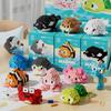 Meeresorganismen Mikro-Bausteine Meeresschildkröte Orca Beluga Walross Pinguin Mini-Steinfiguren Spielzeug für Weihnachtsgeschenk