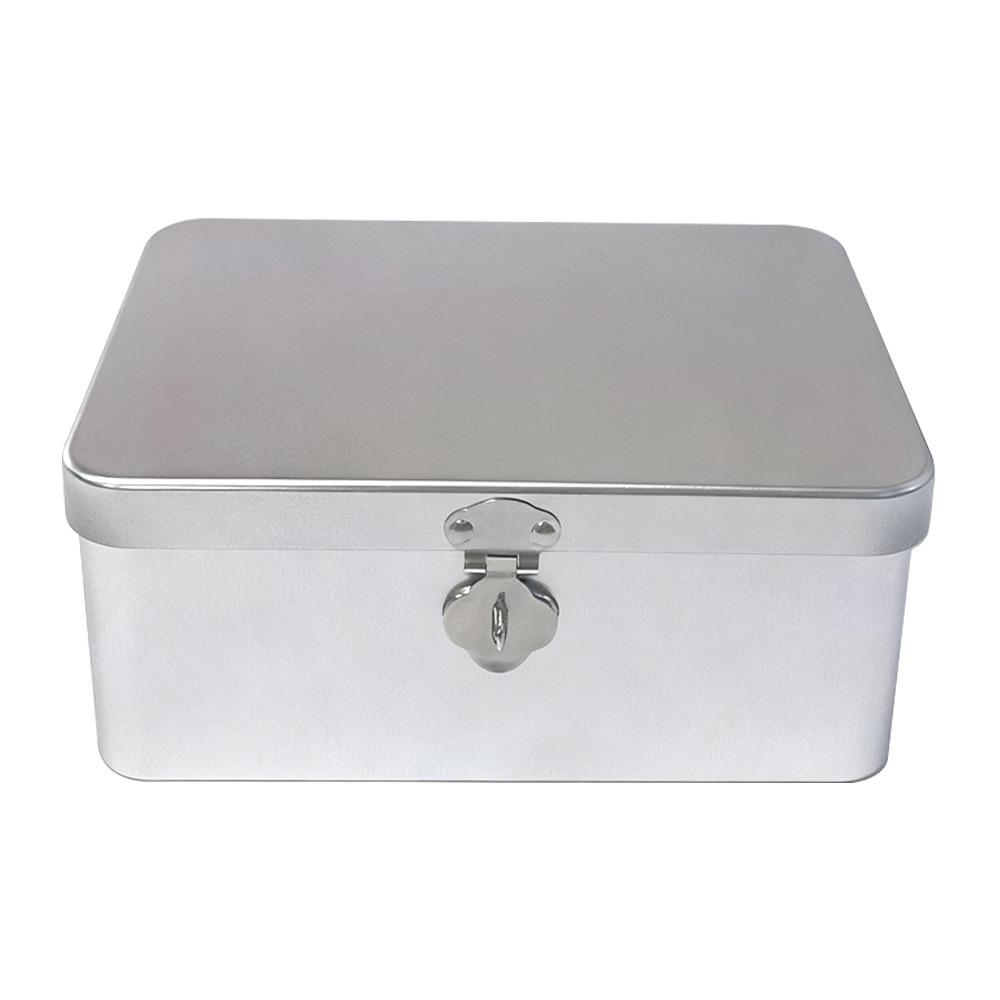 Password Lock Tinplate Box Large Size Password Lock Box Organizer Box Storage Box  Personal Items