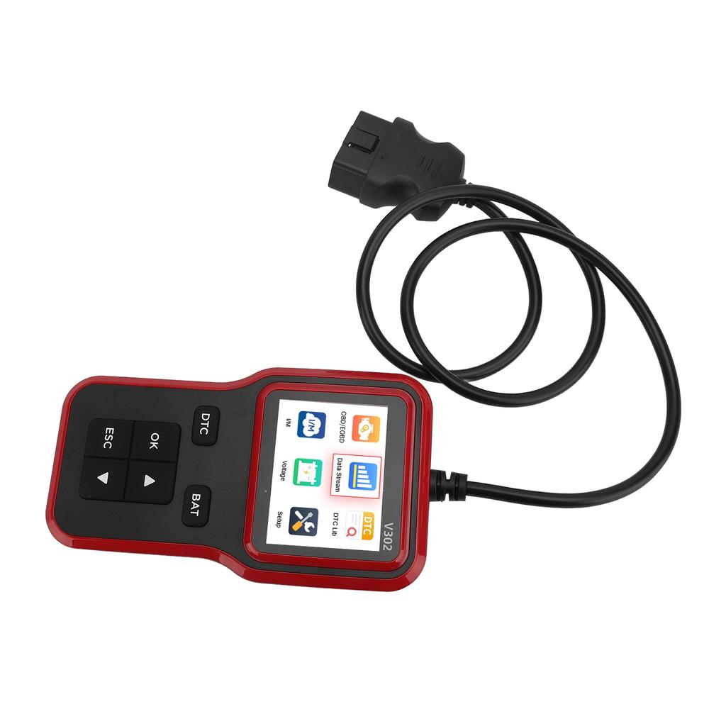 Bil OBD-skanner Realtidskurva I M Beredskap 2,8 tums TFT Färgskärm Motor Felkodsläsare för Fordon