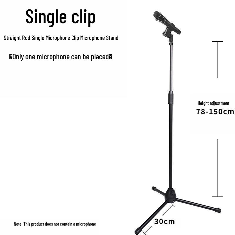 Kids' All-in-One Stage Mic with Folding Tripod for Singing & Streaming